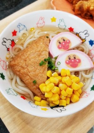 【幼児食】アンパンマンうどん-レシピのメイン写真