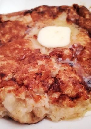 オートミールと牛乳のみバナナパンケーキ-レシピのメイン写真