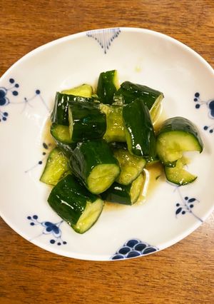 簡単袋に入れるだけ☆たたききゅうり-レシピのメイン写真