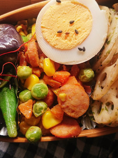 お弁当★ミックスベジタブルカレー炒め-レシピのメイン写真