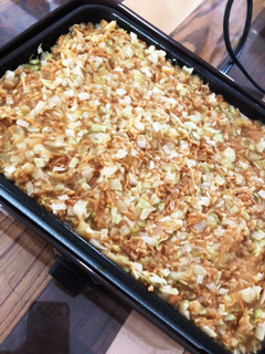 簡単材料2種類でもんじゃ焼き-レシピのメイン写真