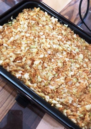 簡単材料2種類でもんじゃ焼き-レシピのメイン写真