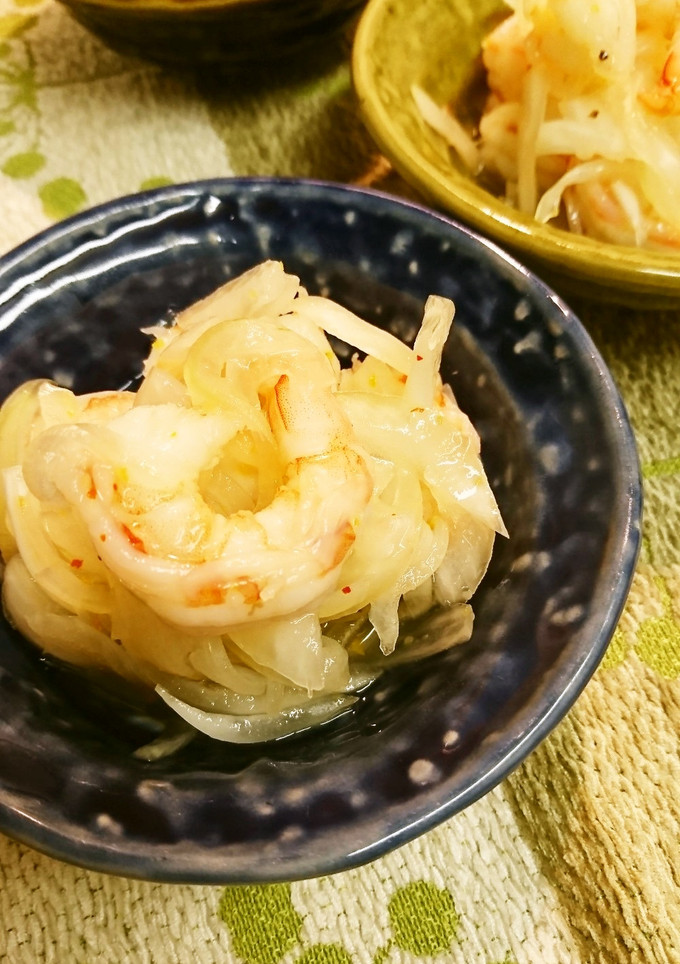 エビと玉ねぎの和え物-レシピのメイン写真