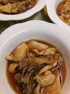舞茸と鶏治部煮風-レシピのメイン写真
