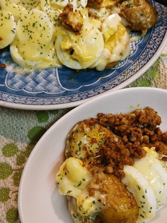 インカのめざめとひき肉チーズ焼き-レシピのメイン写真