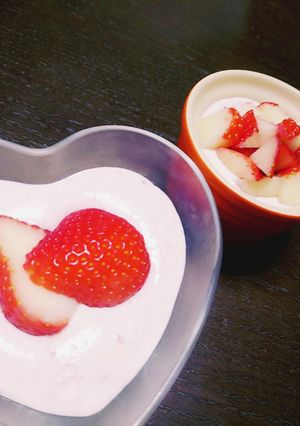 フルーチェをちょっと豪華に♪-レシピのメイン写真