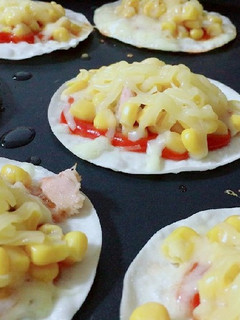 簡単✩餃子のかわ ミニ ピザ-レシピのメイン写真