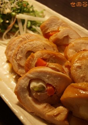 鶏のてりてりロール-レシピのメイン写真