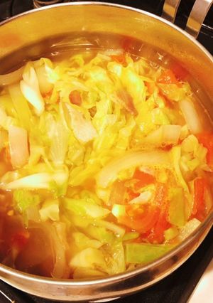 【簡単】野菜たっぷり　コンソメスープ-レシピのメイン写真