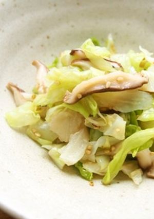 キャベツと椎茸のナムル♪椎茸香る♪-レシピのメイン写真