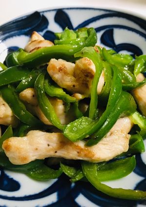 鶏胸肉とピーマンのあっさり炒め-レシピのメイン写真