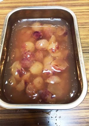 巨峰の寒天寄せ　砂糖なし♪ 秋の味覚-レシピのメイン写真
