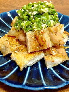 鶏肉のソテー オクラソースかけ-レシピのメイン写真
