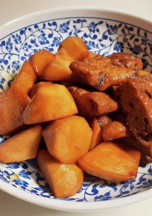 里芋の煮っ転がし+がんも☆お弁当副菜にも-レシピのメイン写真