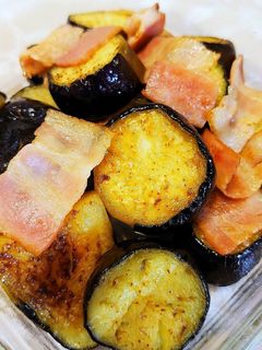 ナスとベーコンのにんにく醤油炒め-レシピのメイン写真