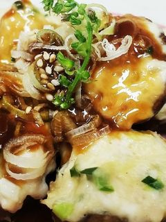 お年寄り絶賛シリーズ☆椎茸肉乗せ餡掛け☆-レシピのメイン写真