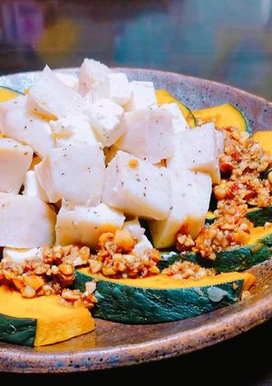 鶏と南瓜のホットサラダ-レシピのメイン写真