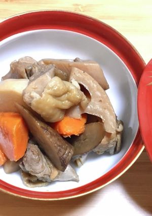 たつえばあばの本格！簡単！根野菜のうま煮-レシピのメイン写真