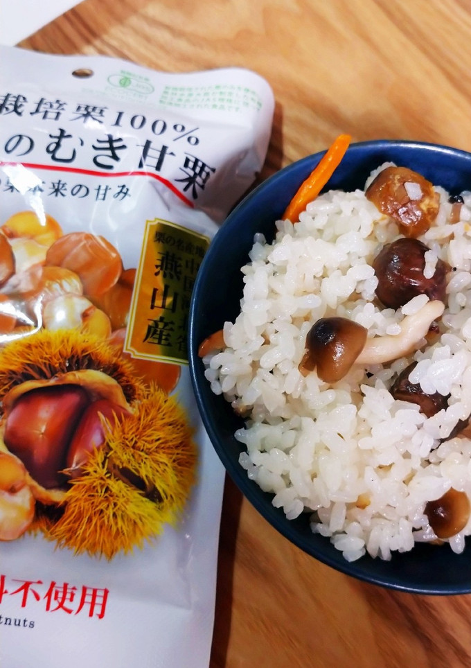 むき甘栗で栗ご飯-レシピのメイン写真