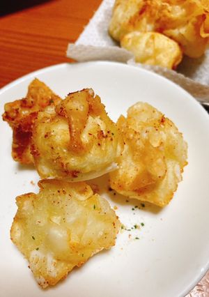 ポテトチーズ揚げワンタン-レシピのメイン写真