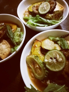 揚げ豆腐と揚げ野菜のっけ醤油ラーメン-レシピのメイン写真