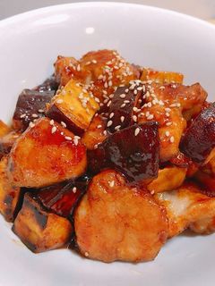 さつまいもと鶏もも肉の韓国風炒め♡-レシピのメイン写真