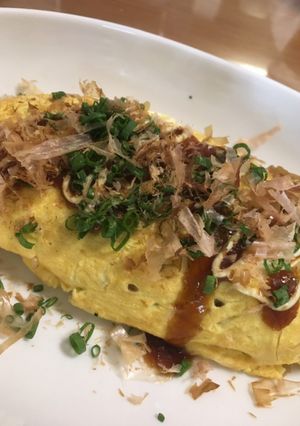 半端に焼そば残ったら。そばめしオムライス-レシピのメイン写真