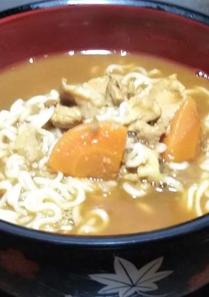 かんたんカレーラーメン-レシピのメイン写真