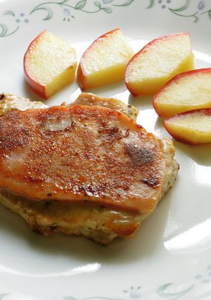 ハムと豚肉の重ね焼き-レシピのメイン写真