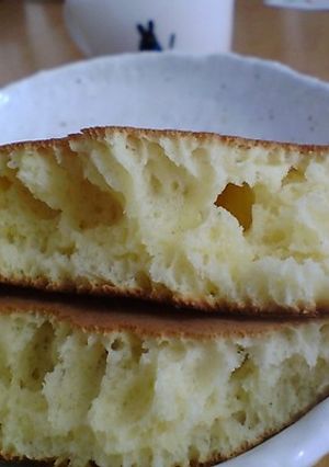 カサ増しホットケーキ☆これ☆だけで？-レシピのメイン写真