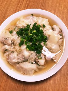スーパー大麦入りふわっとワンタンスープ-レシピのメイン写真