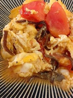 覚え書き トマト 卵 キクラゲ 炒め-レシピのメイン写真