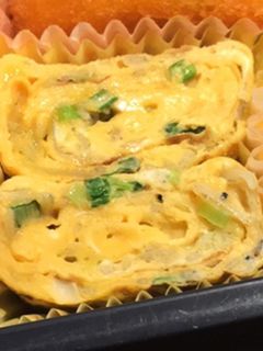 じゃこネギ玉子焼き(お弁当用)-レシピのメイン写真