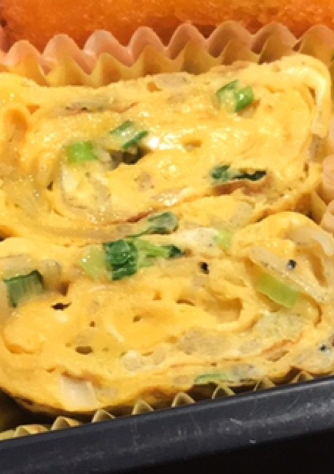 じゃこネギ玉子焼き(お弁当用)-レシピのメイン写真