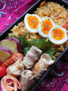 2020/10/5 五目炒飯弁当-レシピのメイン写真