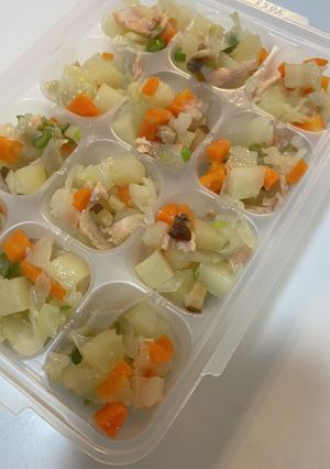 鮭とじゃがいもの和風煮　離乳食-レシピのメイン写真