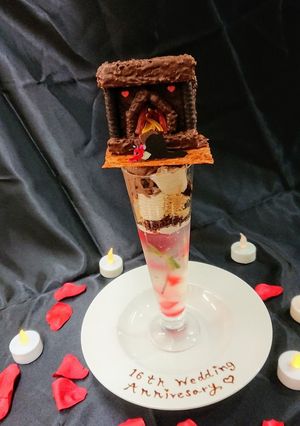 美女と野獣のチョコレートパフェ-レシピのメイン写真