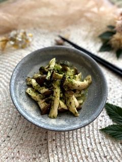 エリンギのにんにく青のり炒め-レシピのメイン写真