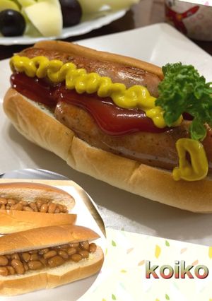 Baked beans を敷いてみました-レシピのメイン写真