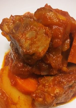 豚肉のトマト煮込み-レシピのメイン写真