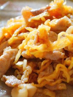簡単★食物繊維!豚と切干のしょうが焼き-レシピのメイン写真