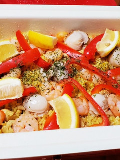 簡単!ホットプレートでパエリア-レシピのメイン写真