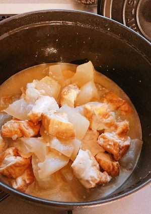 ★材料シンプル★冬瓜と厚揚げの塩麹煮-レシピのメイン写真