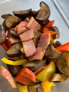 茄子とベーコンのカレー炒め-レシピのメイン写真