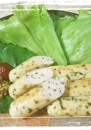 鶏胸肉ミンチで青じそ入ソーセージ♪-レシピのメイン写真