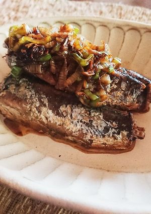 オイルサーディン焦がし醤油炒め-レシピのメイン写真