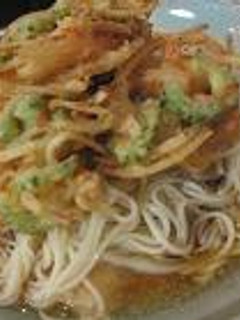 ゴーヤと桜海老のかき揚のっけ素麺-レシピのメイン写真