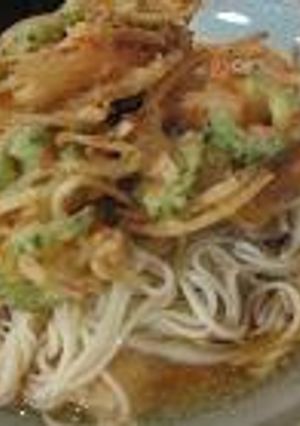 ゴーヤと桜海老のかき揚のっけ素麺-レシピのメイン写真