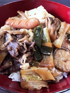 朝からテンション上がるすき焼き丼!-レシピのメイン写真