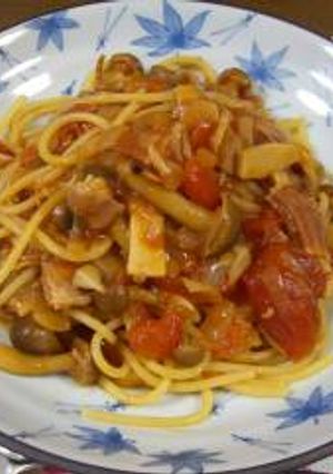 ベーコンときのこのパスタ-レシピのメイン写真